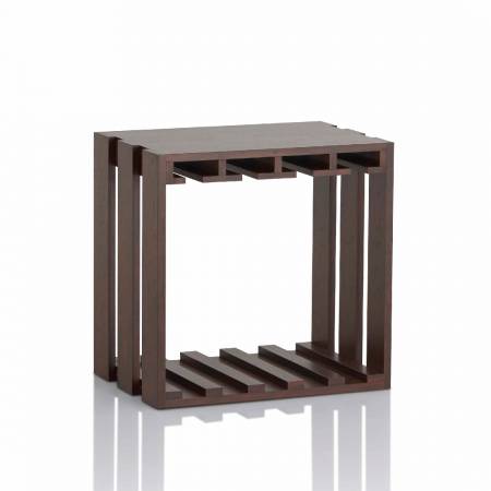 Porta-vinhos cheio de sabor natural.